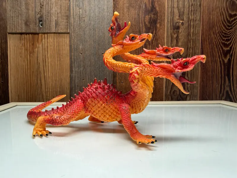 Plastoy Vierkoppige Draak