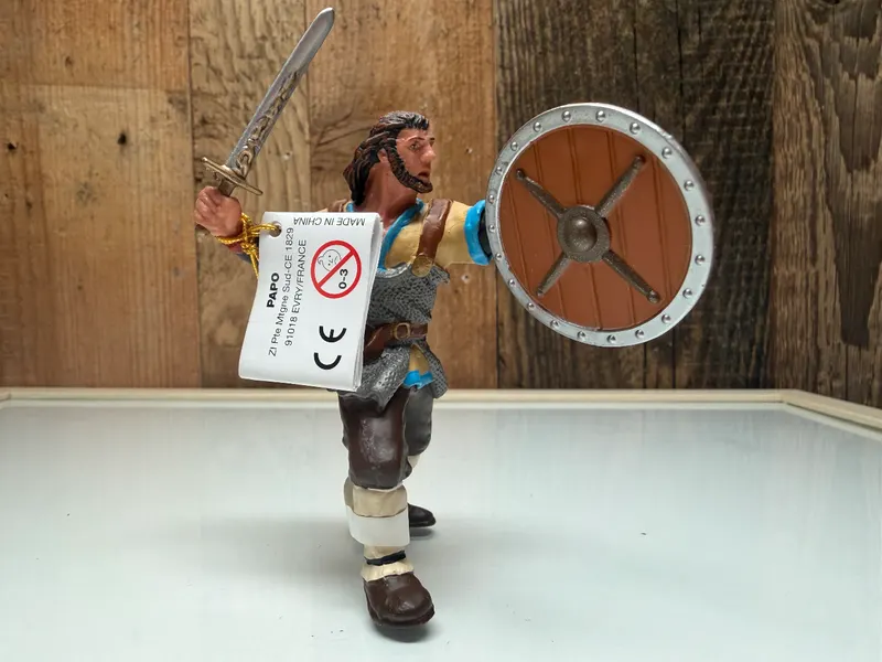 Papo Fantasy Figure Krijger met Schild (39607)