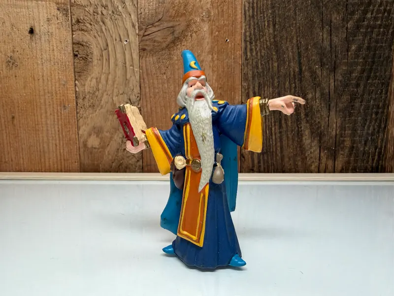 Plastoy Merlijn de Tovenaar uit de legenden van Koning Arthur